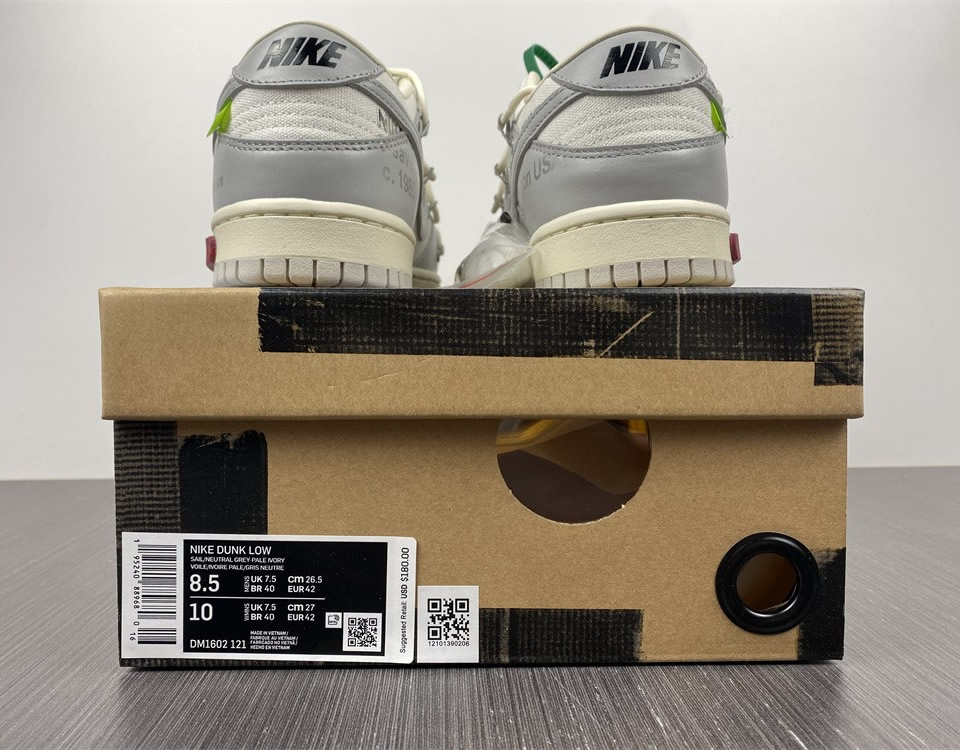 Off White Nike Dunk Low Lot 25 Of 50 Dm1602 121 9 - www.kickbulk.cc