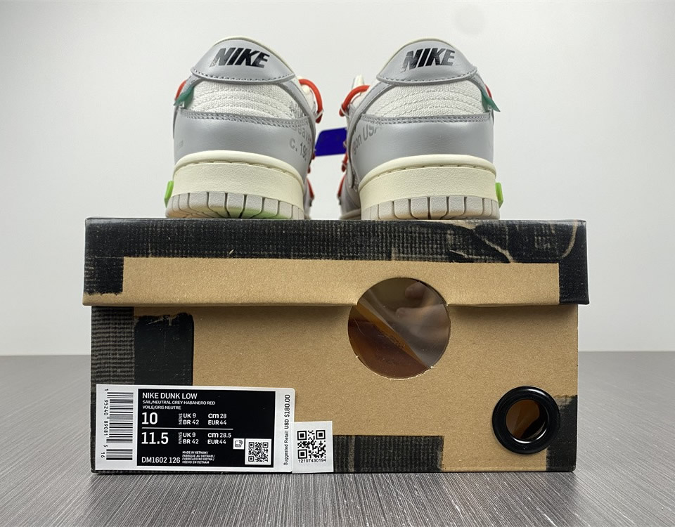 Off White Nike Dunk Low Lot 23 Of 50 Dm1602 126 13 - www.kickbulk.cc