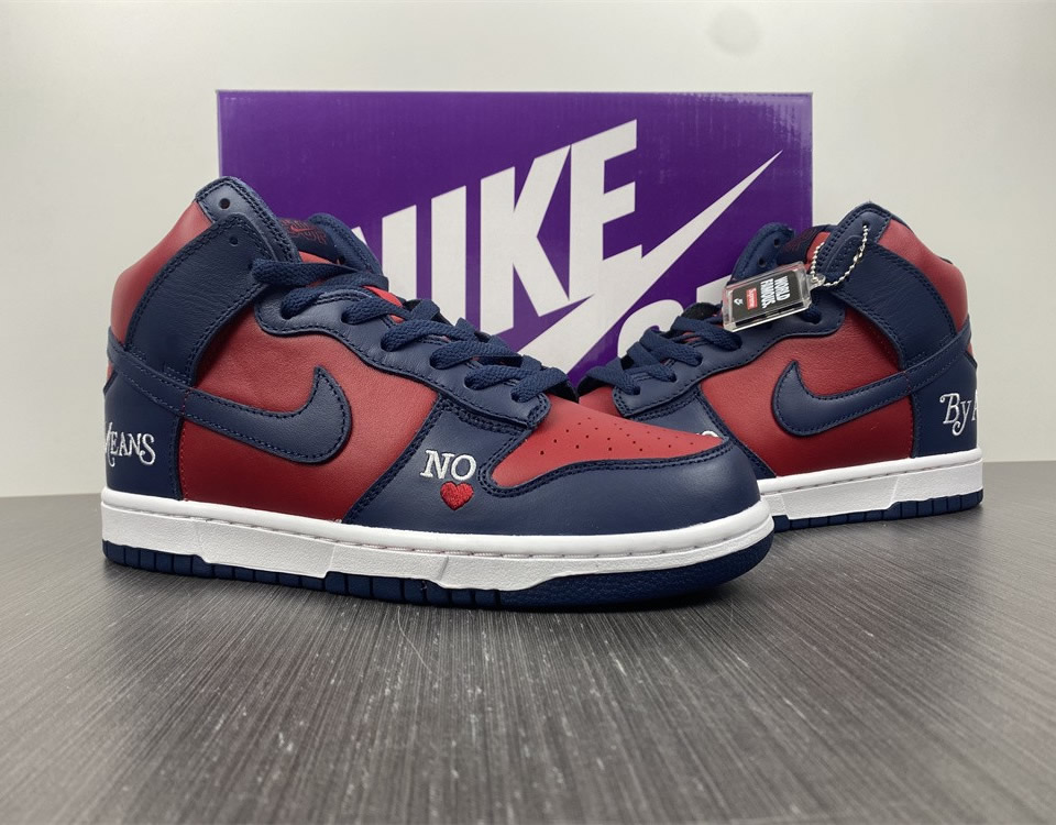 Supreme Nike Dunk High Sb By Any Means Red Navy Dn3741 600 9 - www.kickbulk.cc
