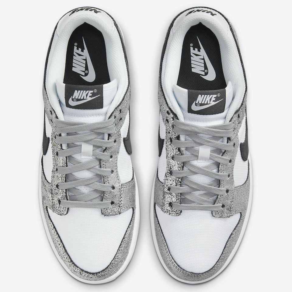 Nike Dunk Low Silver Cracked Leather Shimmer Do5882 001 2 - www.kickbulk.cc