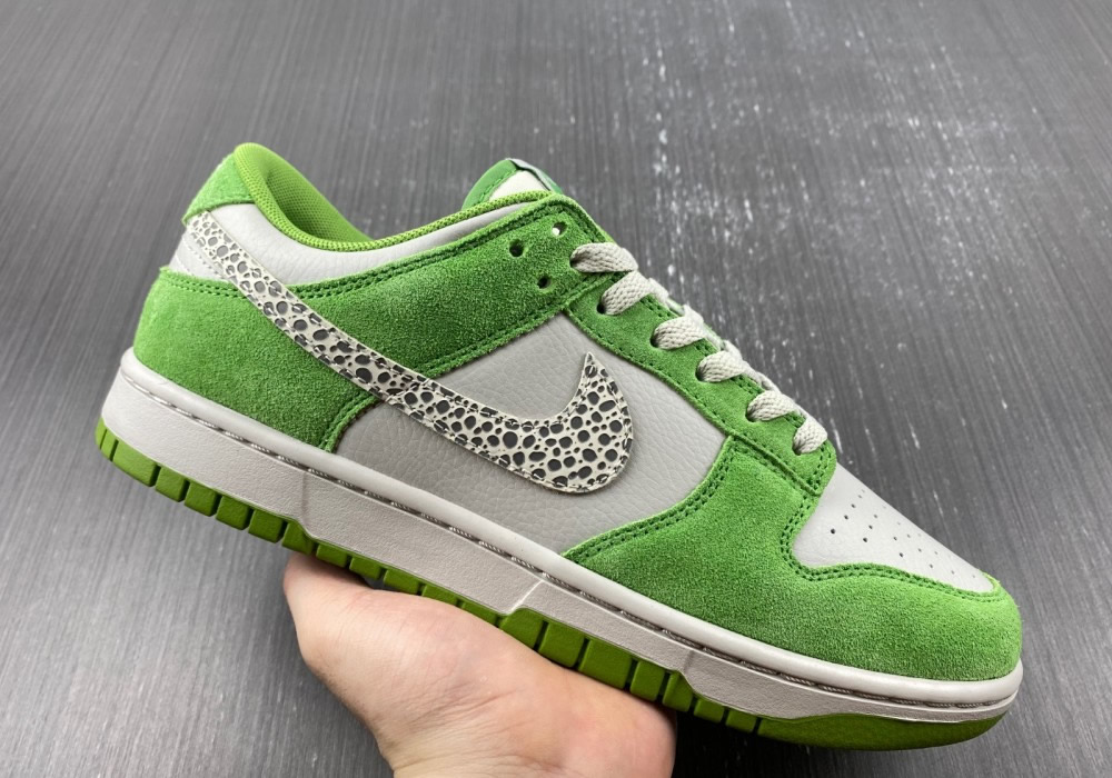 Nike Dunk Low Safari Swoosh Chlorophyll Dr0156 300 10 - www.kickbulk.cc