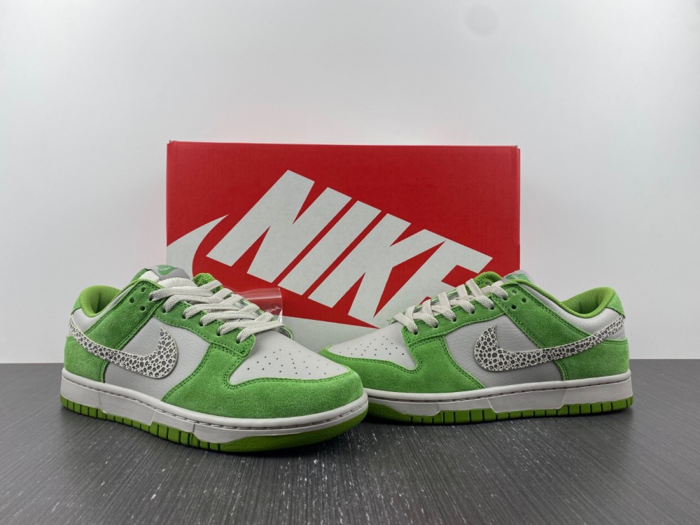 Nike Dunk Low Safari Swoosh Chlorophyll Dr0156 300 12 - www.kickbulk.cc