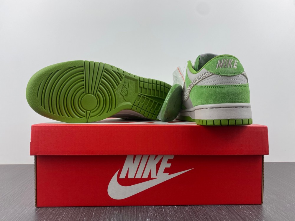 Nike Dunk Low Safari Swoosh Chlorophyll Dr0156 300 14 - www.kickbulk.cc