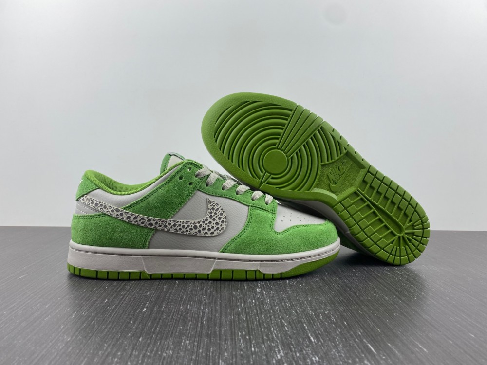 Nike Dunk Low Safari Swoosh Chlorophyll Dr0156 300 9 - www.kickbulk.cc