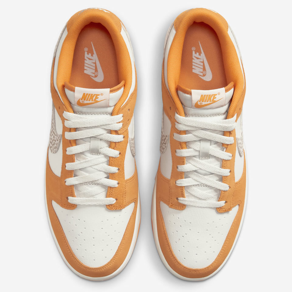 Nike Dunk Low Safari Swoosh Kumquat Dr0156 800 2 - www.kickbulk.cc