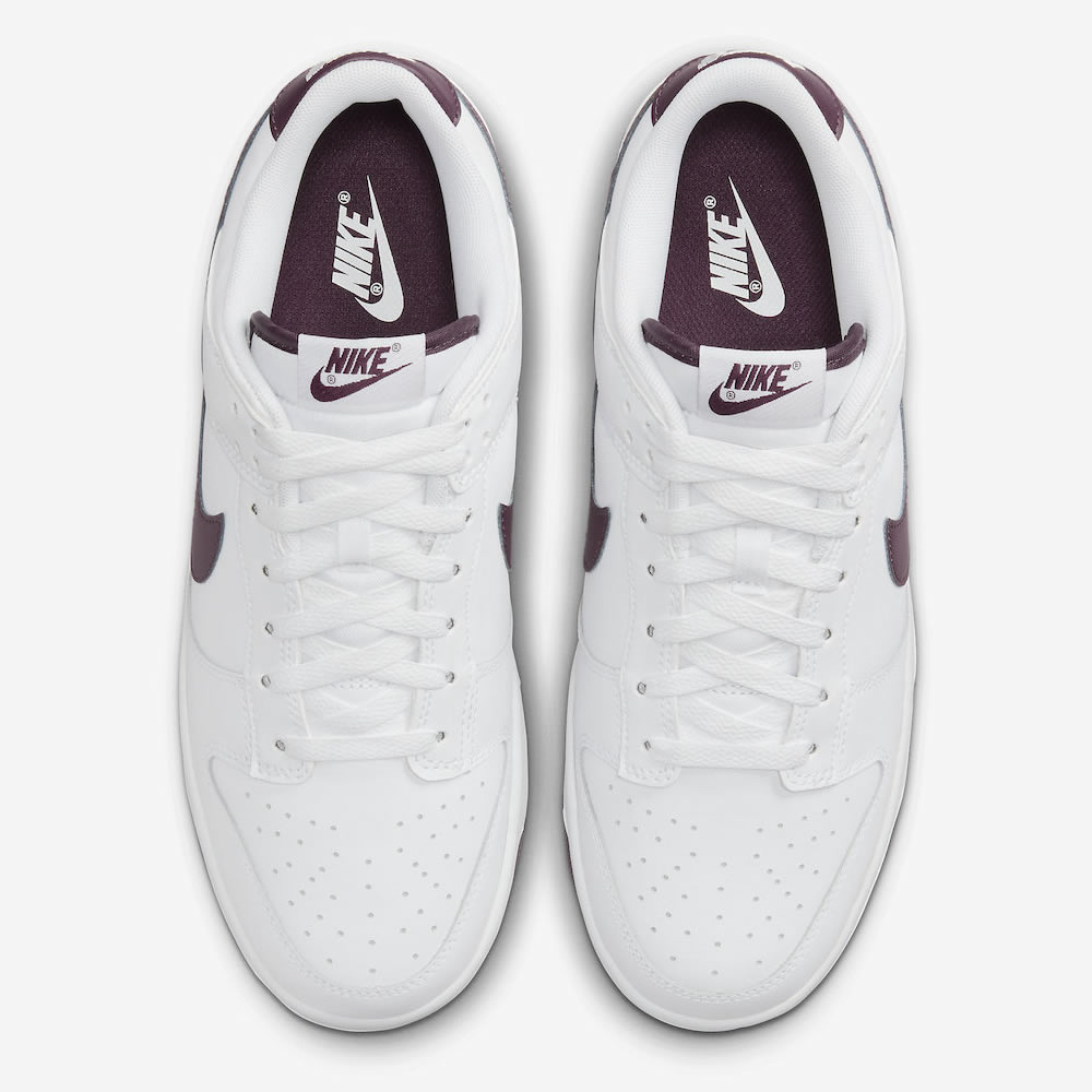 Nike Dunk Low White Night Maroon Dv0831 102 2 - www.kickbulk.cc