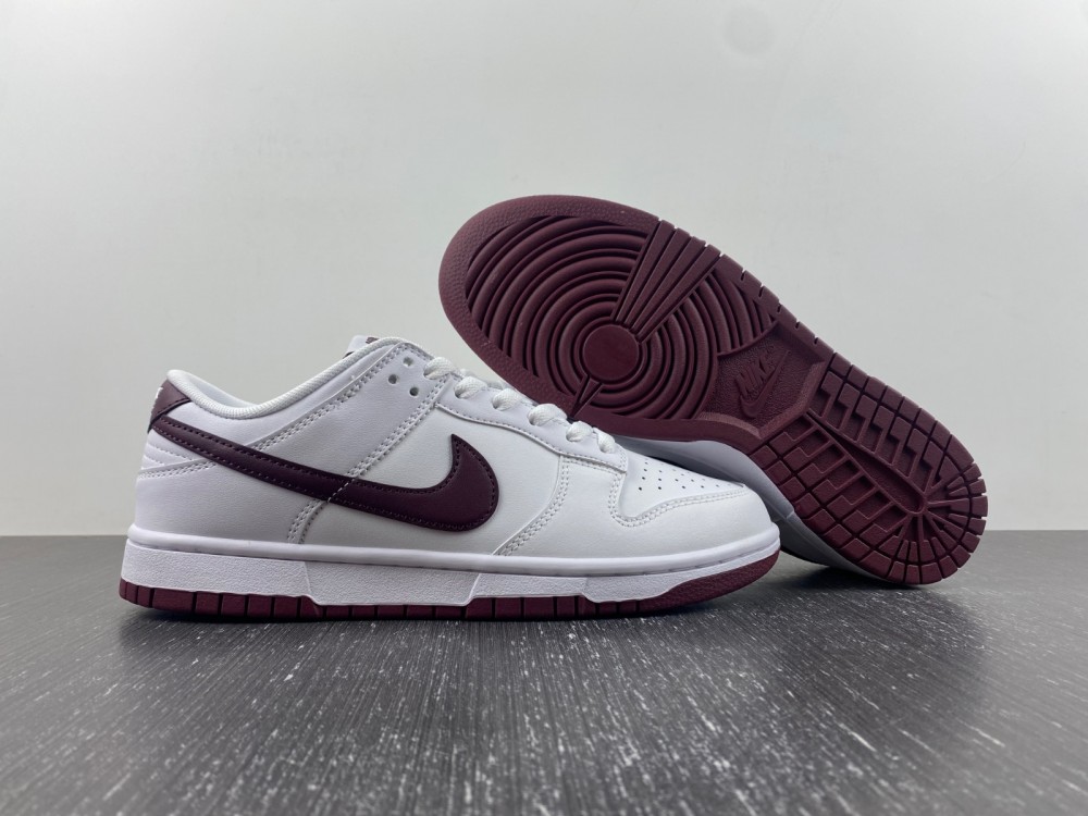 Nike Dunk Low White Night Maroon Dv0831 102 8 - www.kickbulk.cc