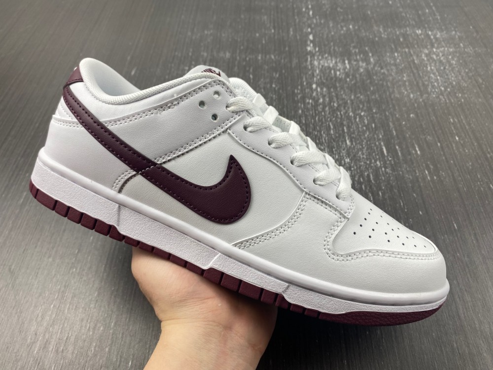 Nike Dunk Low White Night Maroon Dv0831 102 9 - www.kickbulk.cc