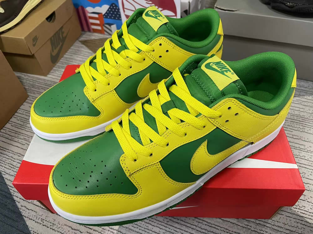 Nike Dunk Low Reverse Brazil Dv0833 300 9 - www.kickbulk.cc