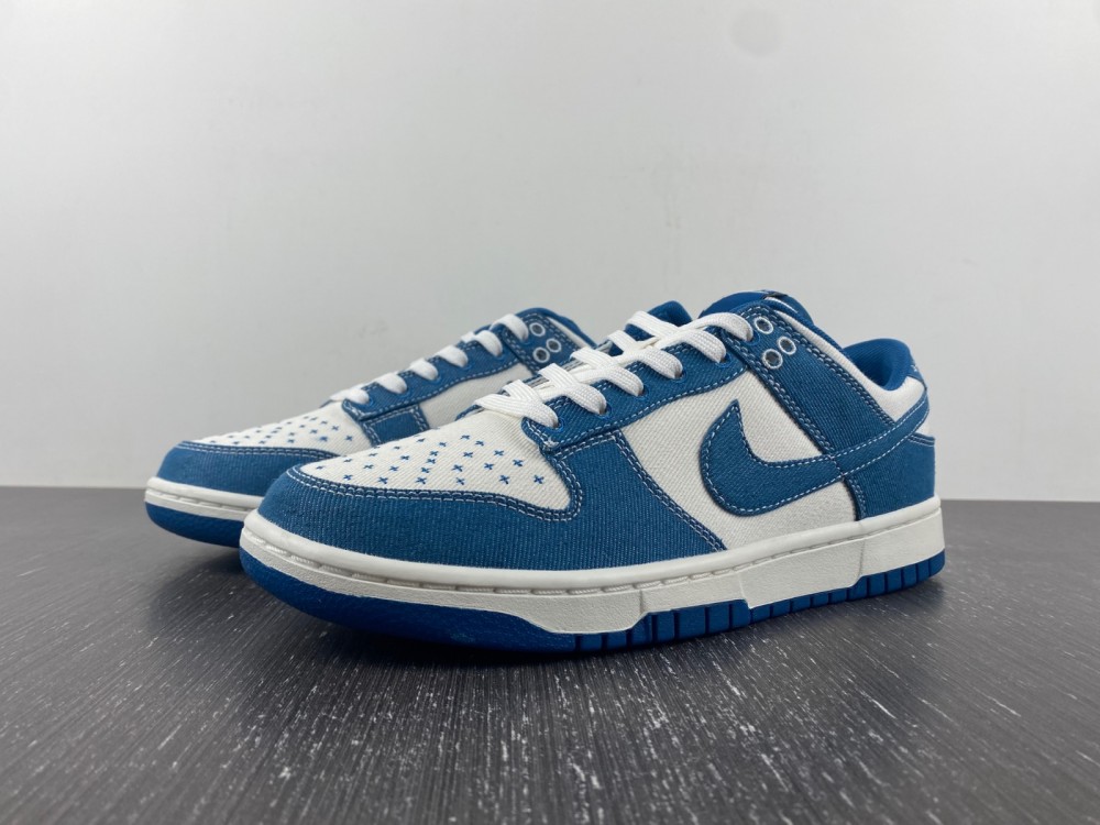 Nike Dunk Low Se Sashiko Industrial Blue Dv0834 101 3 - www.kickbulk.cc