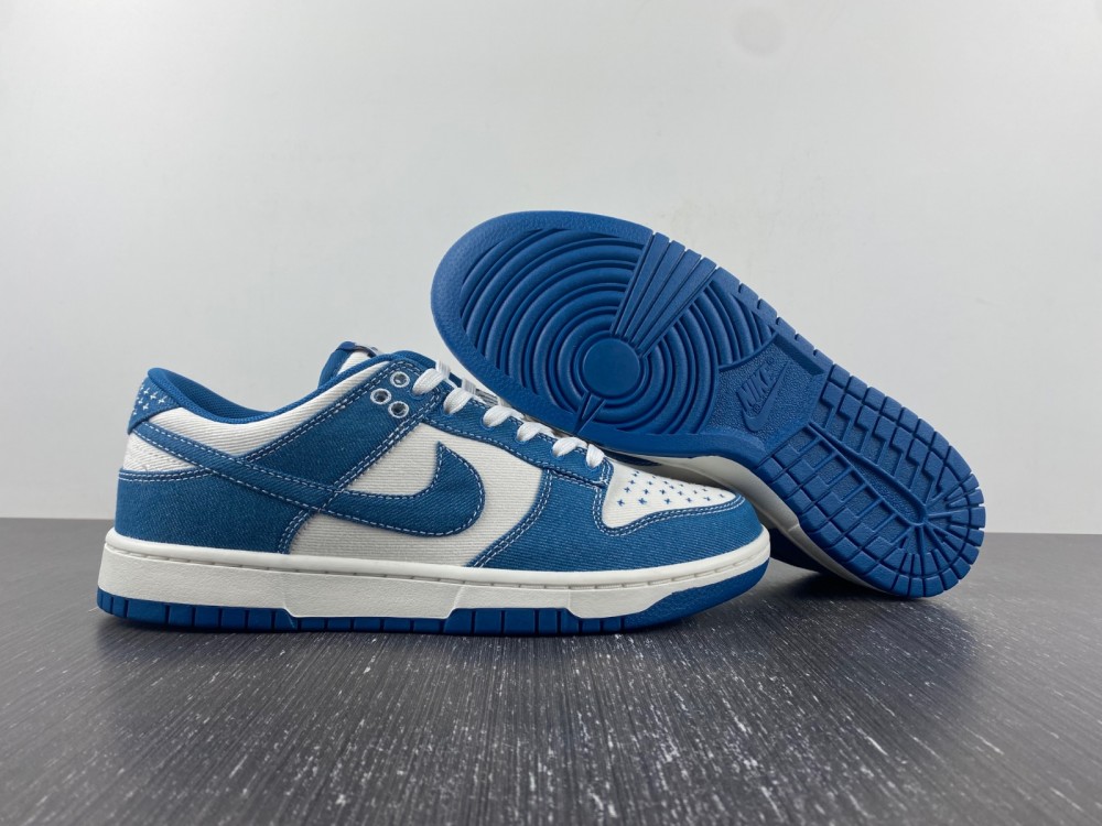 Nike Dunk Low Se Sashiko Industrial Blue Dv0834 101 4 - www.kickbulk.cc