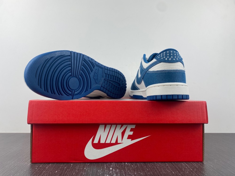 Nike Dunk Low Se Sashiko Industrial Blue Dv0834 101 8 - www.kickbulk.cc