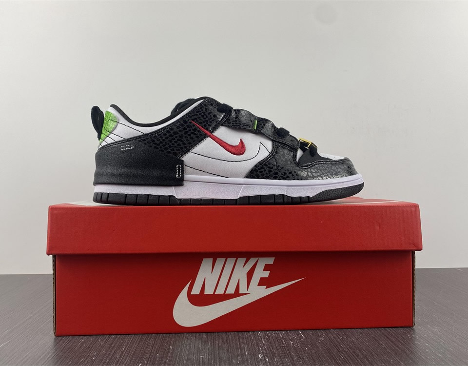 Nike Dunk Low Disrupt 2 Just Do It Black Snakeskin Wmns Dv1490 161 22 - www.kickbulk.cc