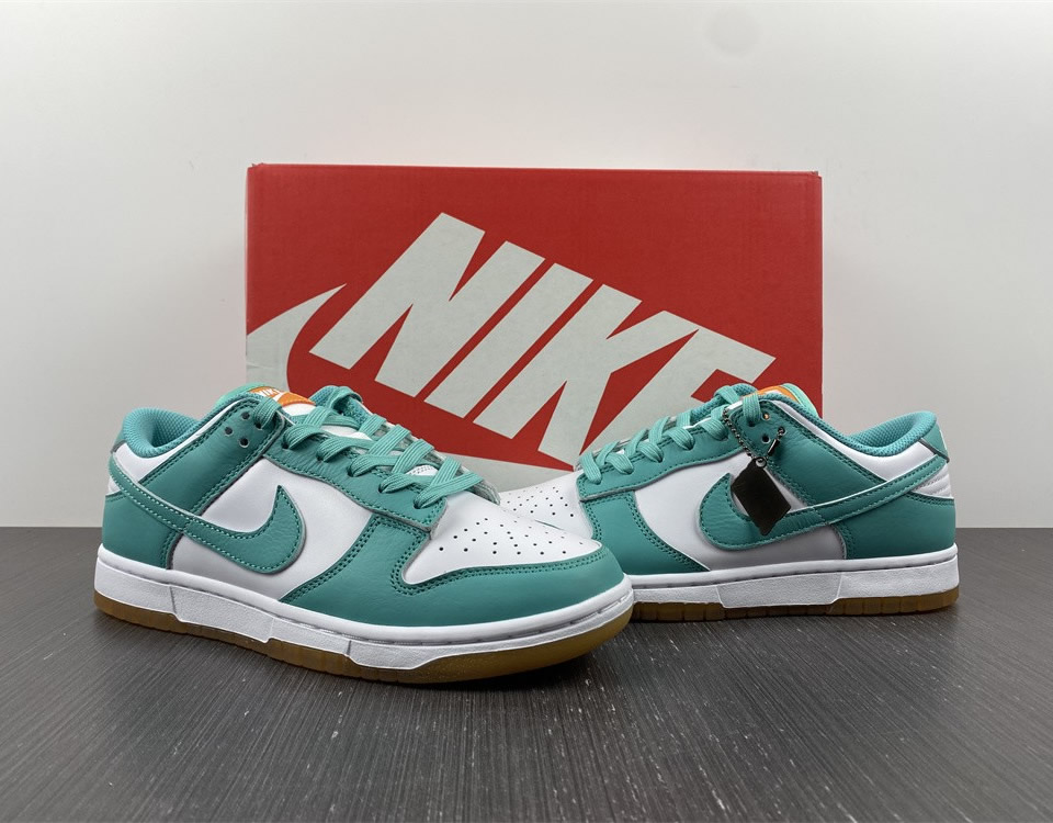 Nike Dunk Low Miami Dolphins Wmns Dv2190 100 12 - www.kickbulk.cc