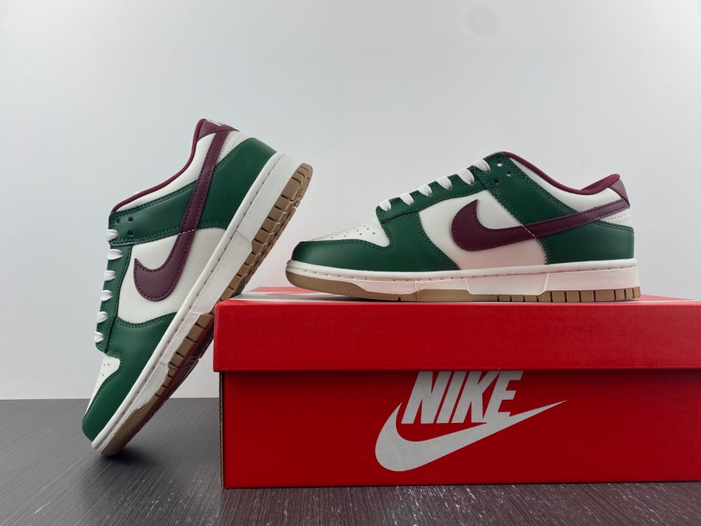 Nike Dunk Low Gorge Green Team Red Fb7160 161 12 - www.kickbulk.cc