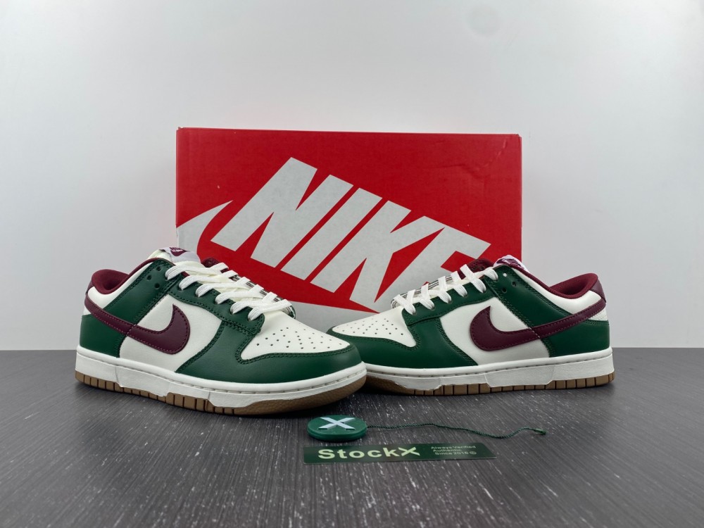 Nike Dunk Low Gorge Green Team Red Fb7160 161 7 - www.kickbulk.cc