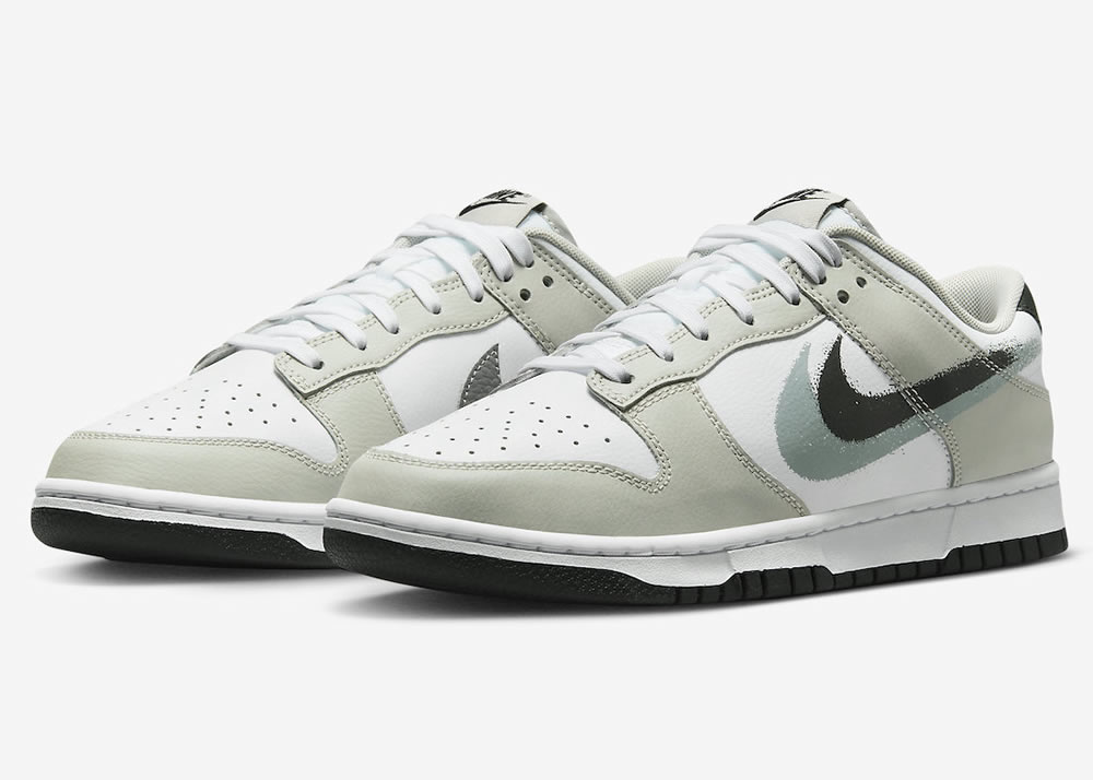 Nike Dunk Low Spray Paint Swoosh Fd0661 100 3 - www.kickbulk.cc