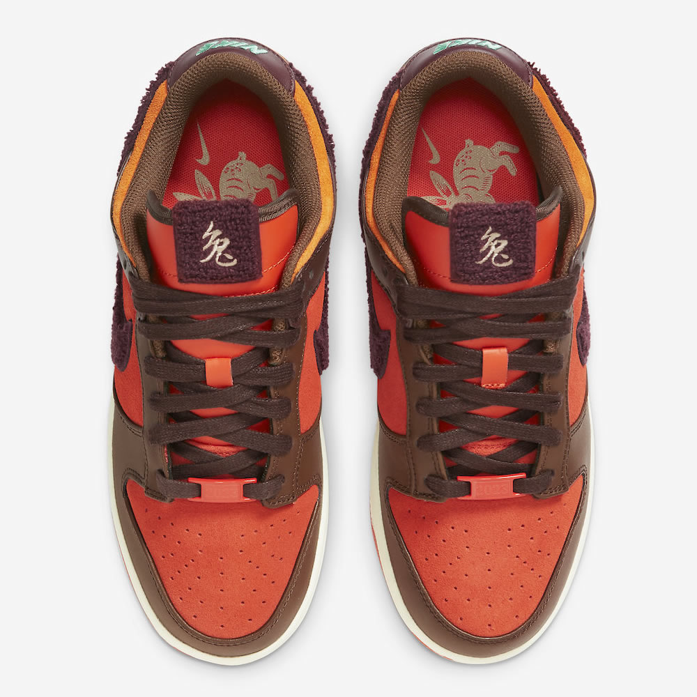 Nike Dunk Low Year Of The Rabbit Brown Orange Fd4203 661 2 - www.kickbulk.cc