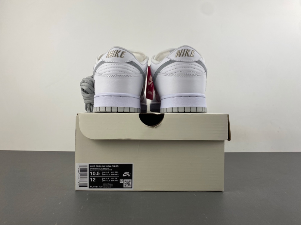 Supreme Dunk Low Sb White Metallic Silver Hq8487 100 11 - www.kickbulk.cc Supreme Dunk Low Sb White Metallic Silver Hq8487 100 11 - www.kickbulk.cc