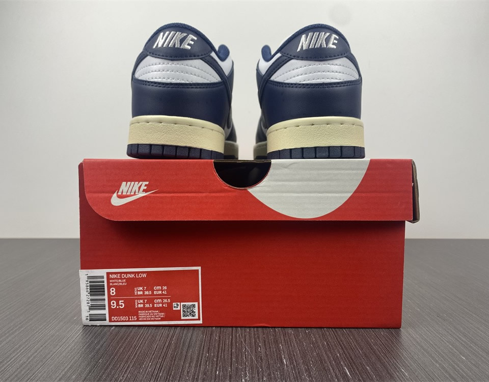 Nike Dunk Low Vintage Navy Dd1503 115 13 - www.kickbulk.cc