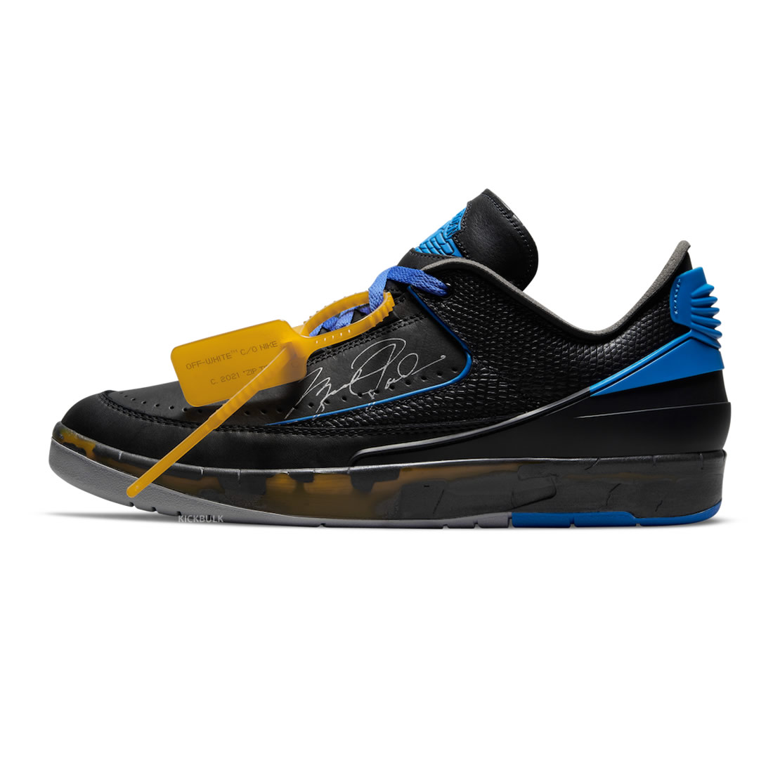 Off White Air Jordan 2 Retro Low Sp Black Royal Dj4375 004 1 - www.kickbulk.cc