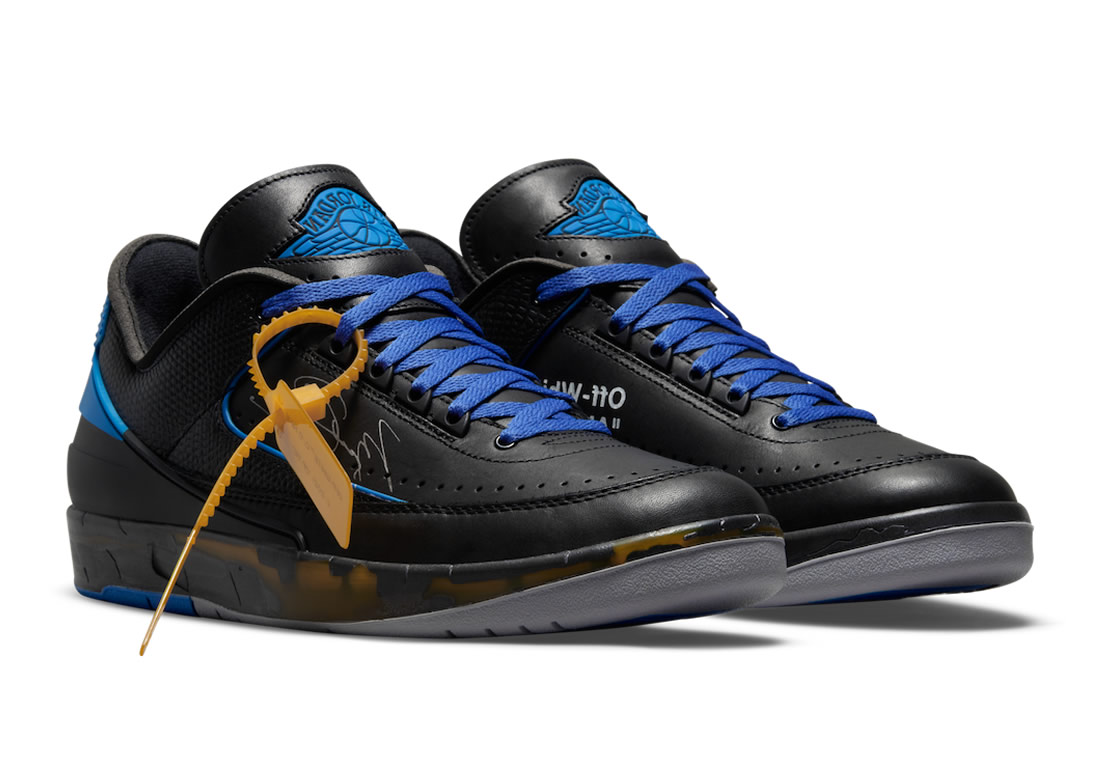 Off White Air Jordan 2 Retro Low Sp Black Royal Dj4375 004 3 - www.kickbulk.cc