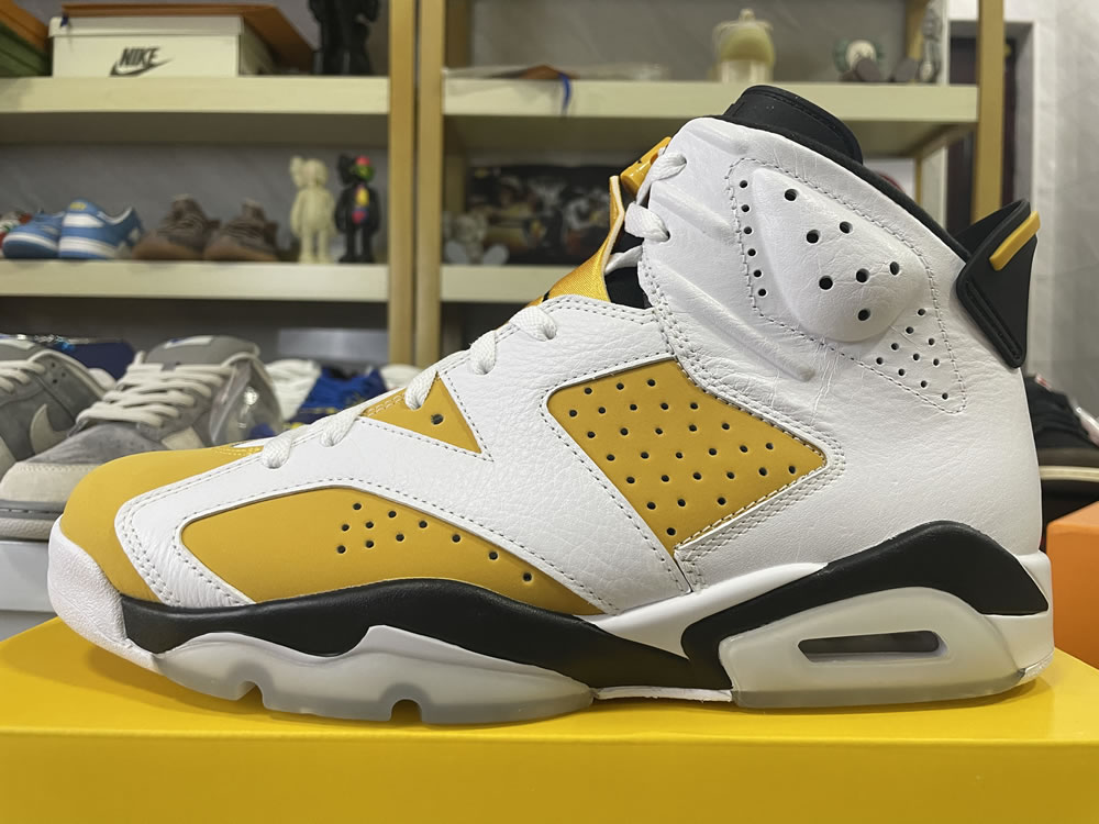 Air Jordan 6 Retro Yellow Ochre Ct8529 170 9 - www.kickbulk.cc