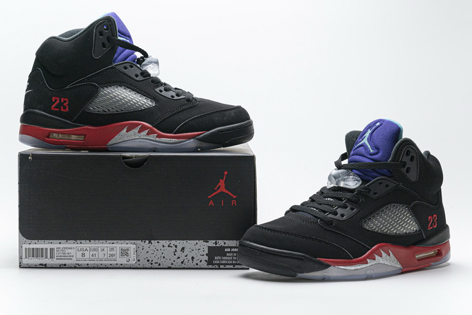 Nike Air Jordan 5 Retro Top 3 Black Cz1786 001 3 - www.kickbulk.cc