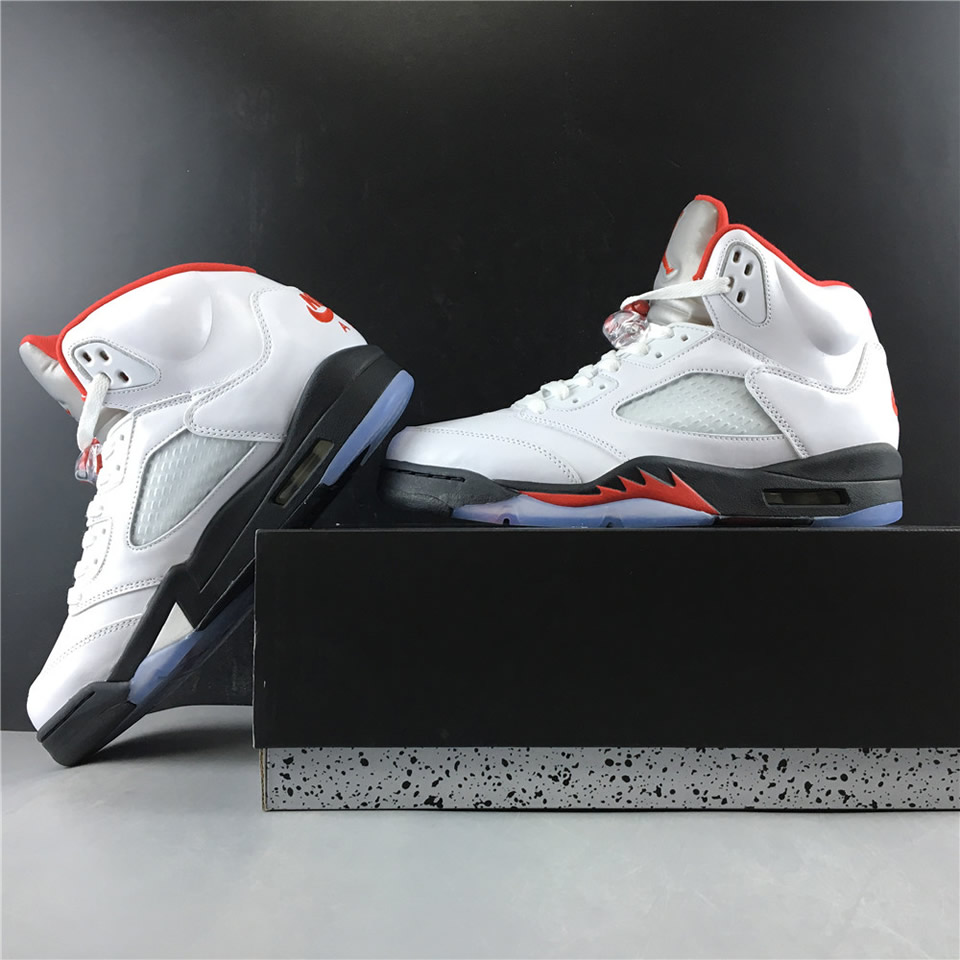 Nike Air Jordan 5 Retro Fire Red Silver Tongue 2020 Da1911 102 3 - www.kickbulk.cc