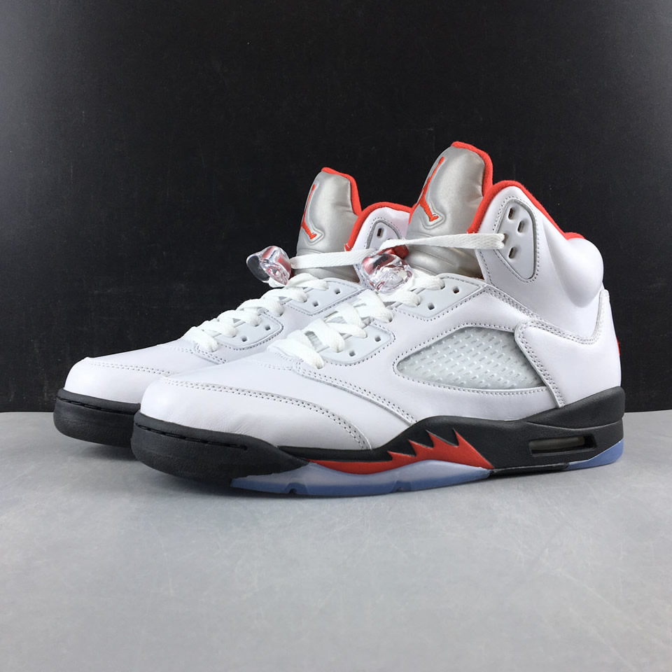 Nike Air Jordan 5 Retro Fire Red Silver Tongue 2020 Da1911 102 8 - www.kickbulk.cc