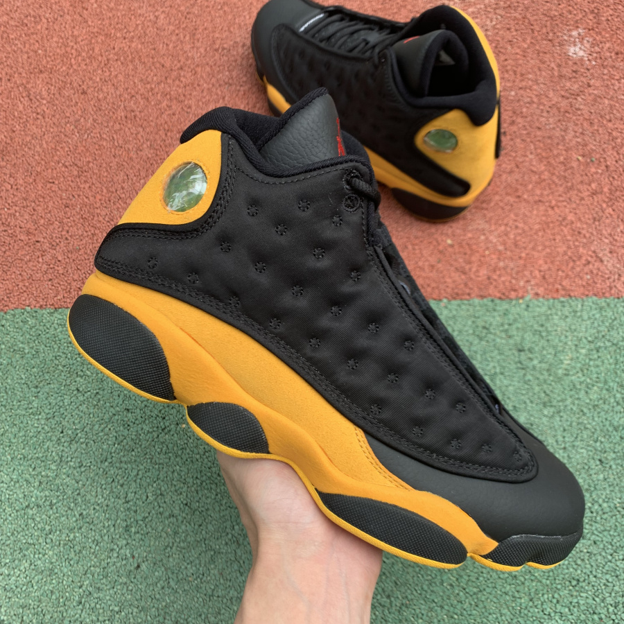 Nike Air Jordan 13 Melo Class Of 2002 Black Yellow Gold 414571 035 4 - www.kickbulk.cc