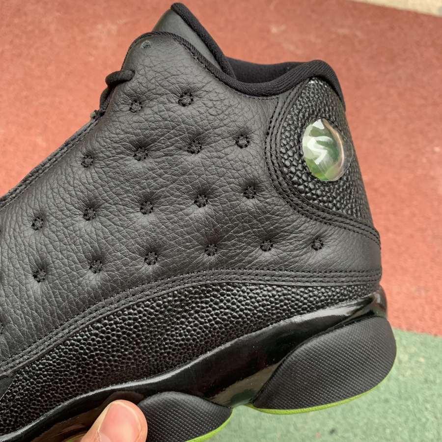 Nike Air Jordan 13 Altitude Black Green 414571 042 13 - www.kickbulk.cc