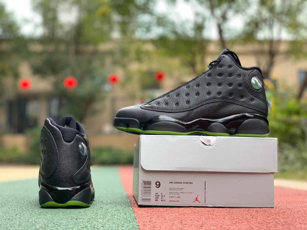 Nike Air Jordan 13 Altitude Black Green 414571 042 23 - www.kickbulk.cc