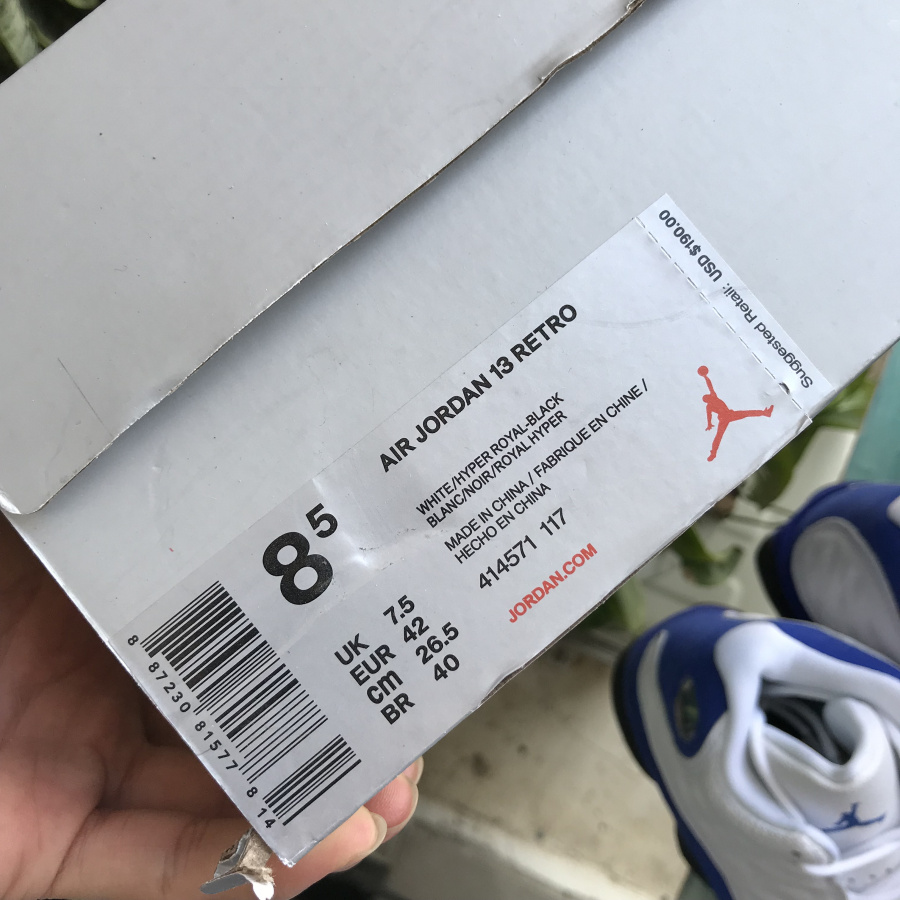 Nike Air Jordan 13 Hyper Royal 414571 117 11 - www.kickbulk.cc