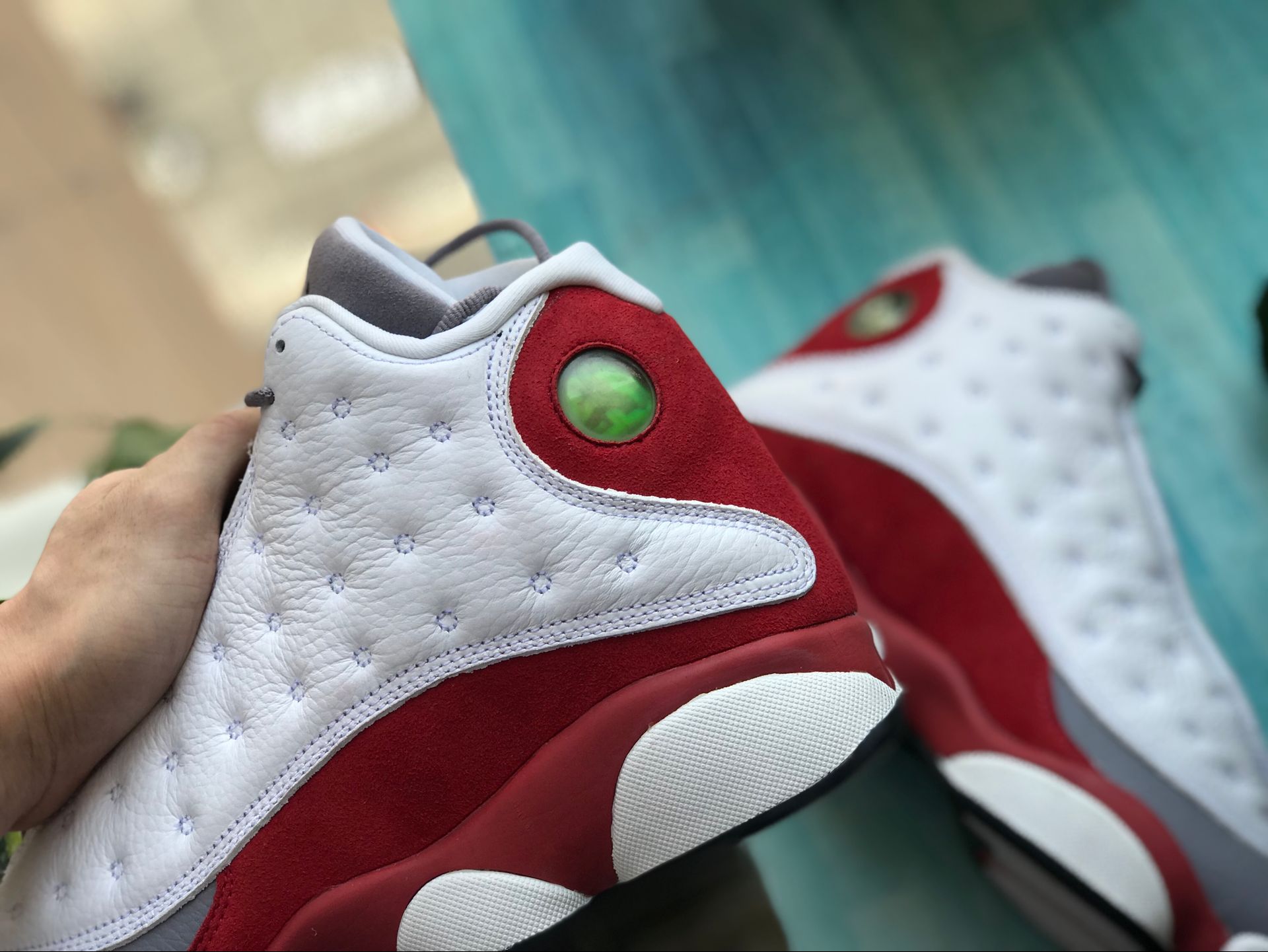 Nike Air Jordan 13 Retro Cement Grey Toe 414571 126 18 - www.kickbulk.cc