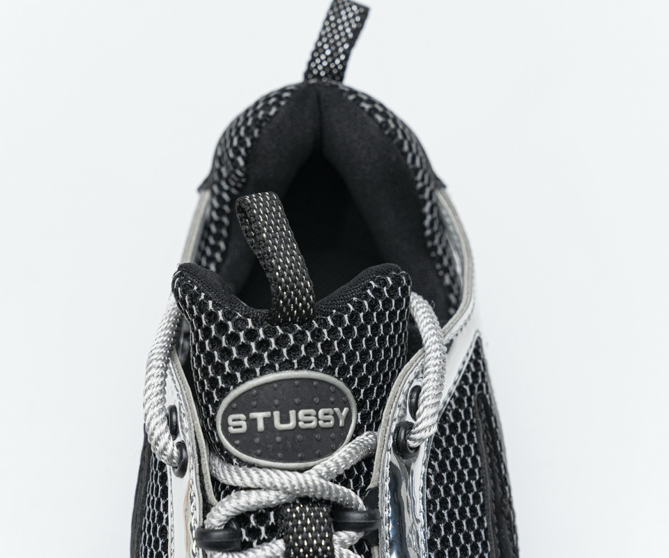 Stussy Nike Air Zoom Spiridon Cage 2 Black Silver Cu1854 001 10 - www.kickbulk.cc