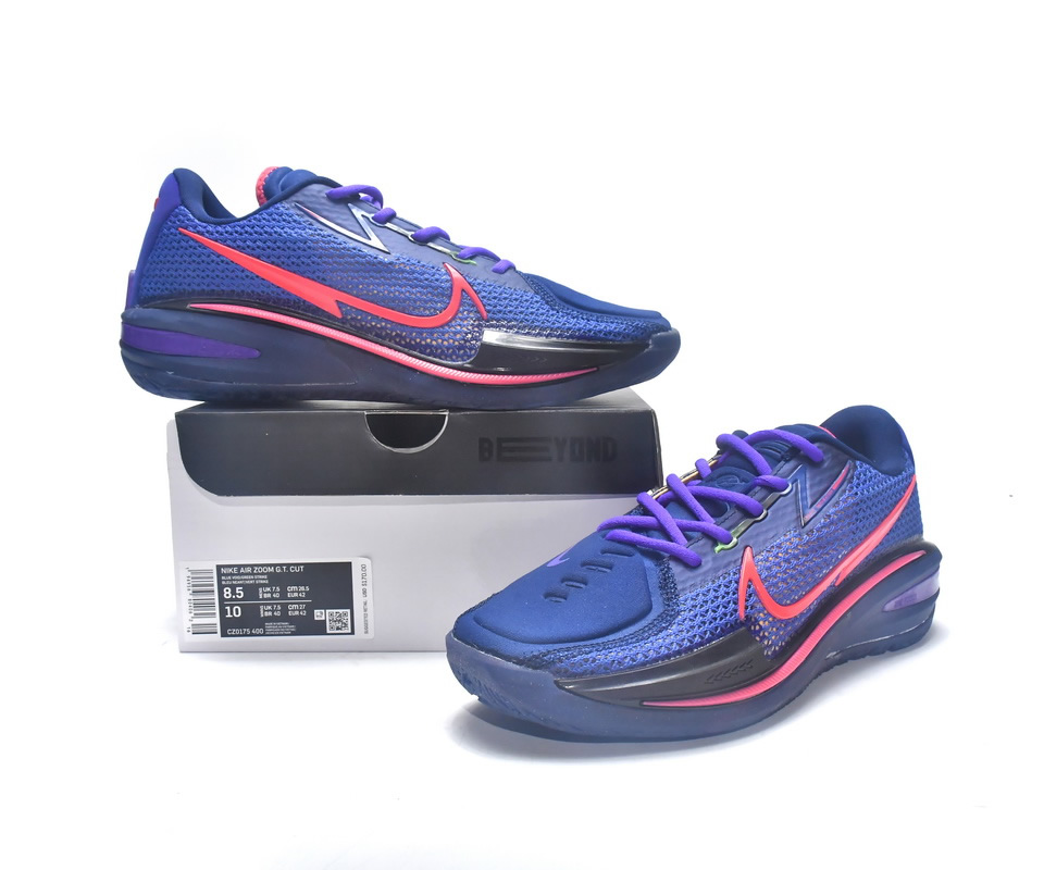 Nike Air Zoom Gt Cut Blue Void Siren Red Cz0175 400 10 - www.kickbulk.cc