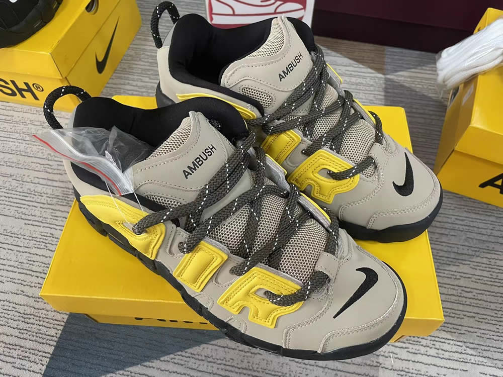 Ambush Air More Uptempo Low Limestone Fb1299 200 9 - www.kickbulk.cc