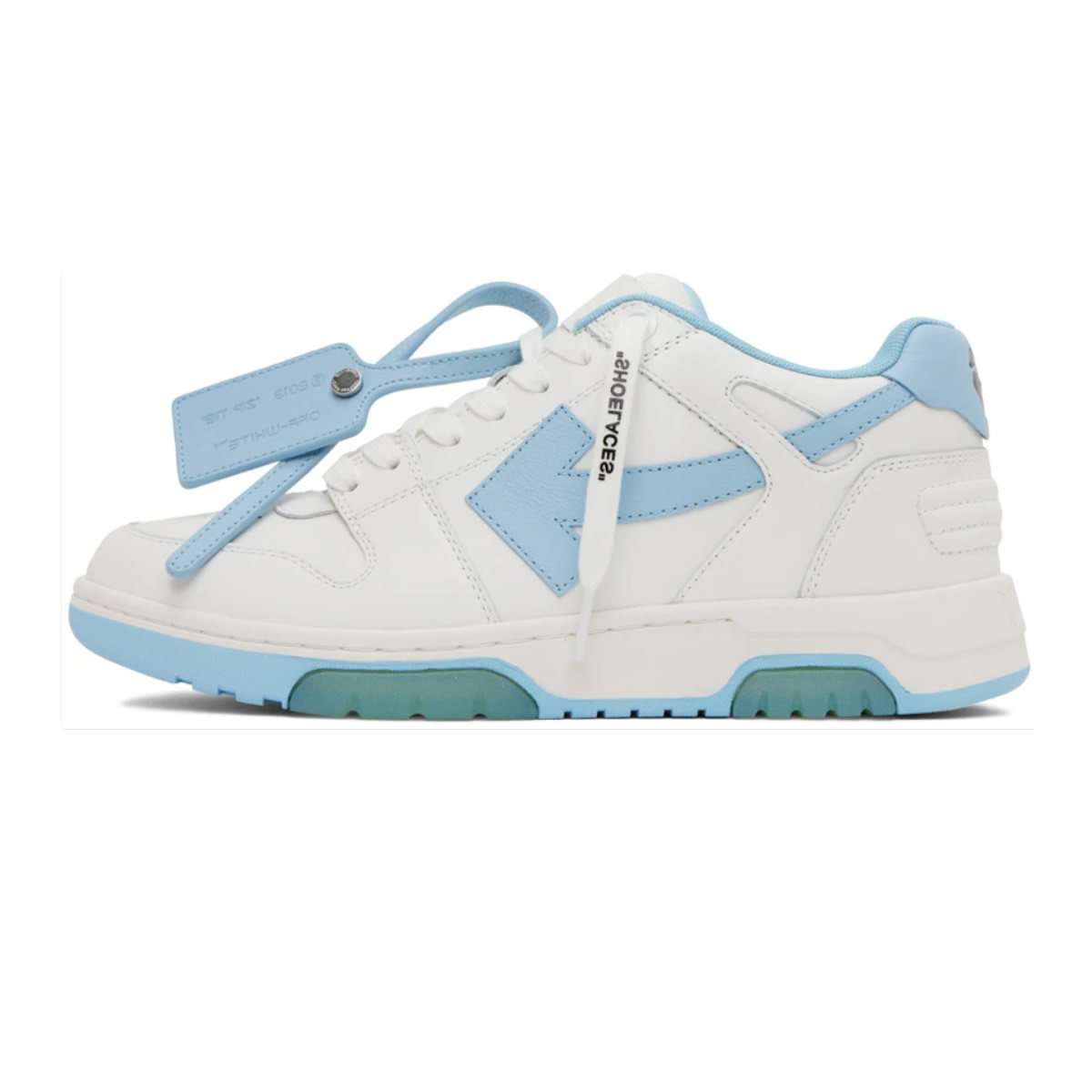 Off White White Blue Out Of Office Ooo Sneakers 222607m237011 1 - www.kickbulk.cc