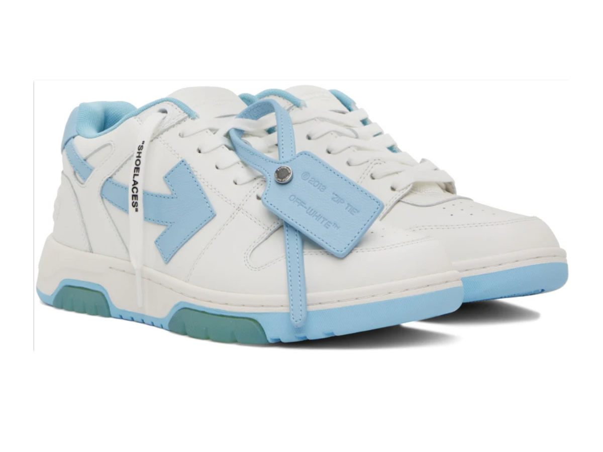 Off White White Blue Out Of Office Ooo Sneakers 222607m237011 2 - www.kickbulk.cc