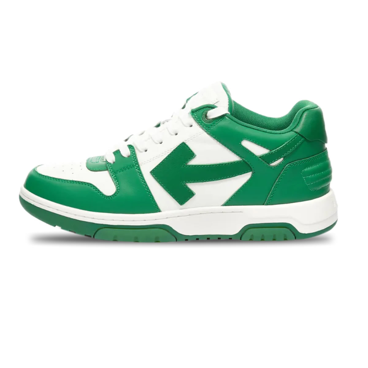 Off White White Green Out Of Office Ooo Sneakers 222607m237013 1 - www.kickbulk.cc
