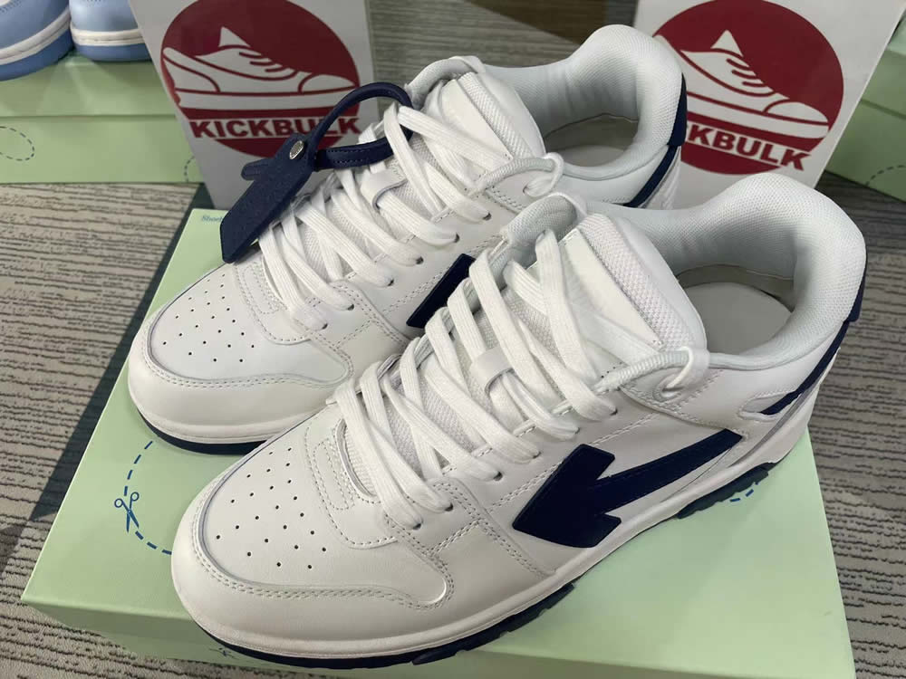 Off White White Navy Blue Out Of Office Ooo Sneakers 222607m237014 3 - www.kickbulk.cc