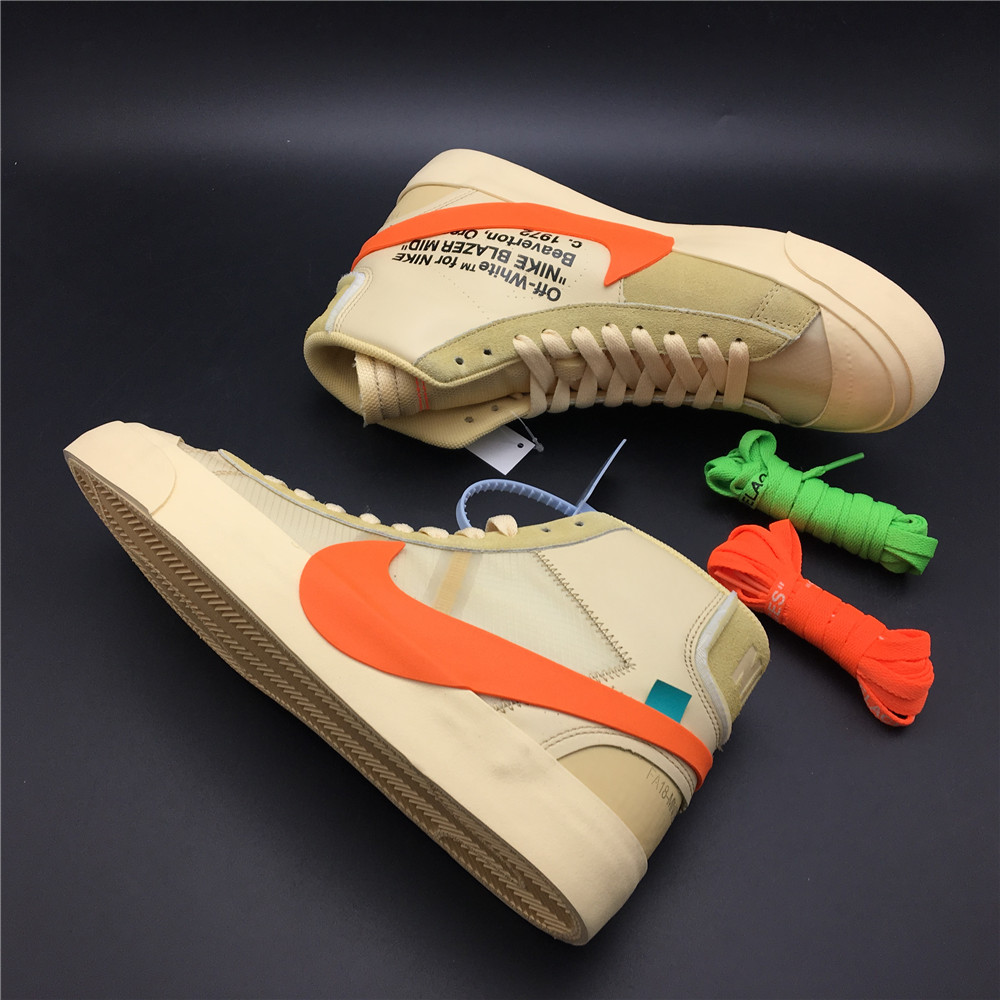 Off White X Nike Blazer Orange Spooky Pack Aa3832 700 34 - www.kickbulk.cc