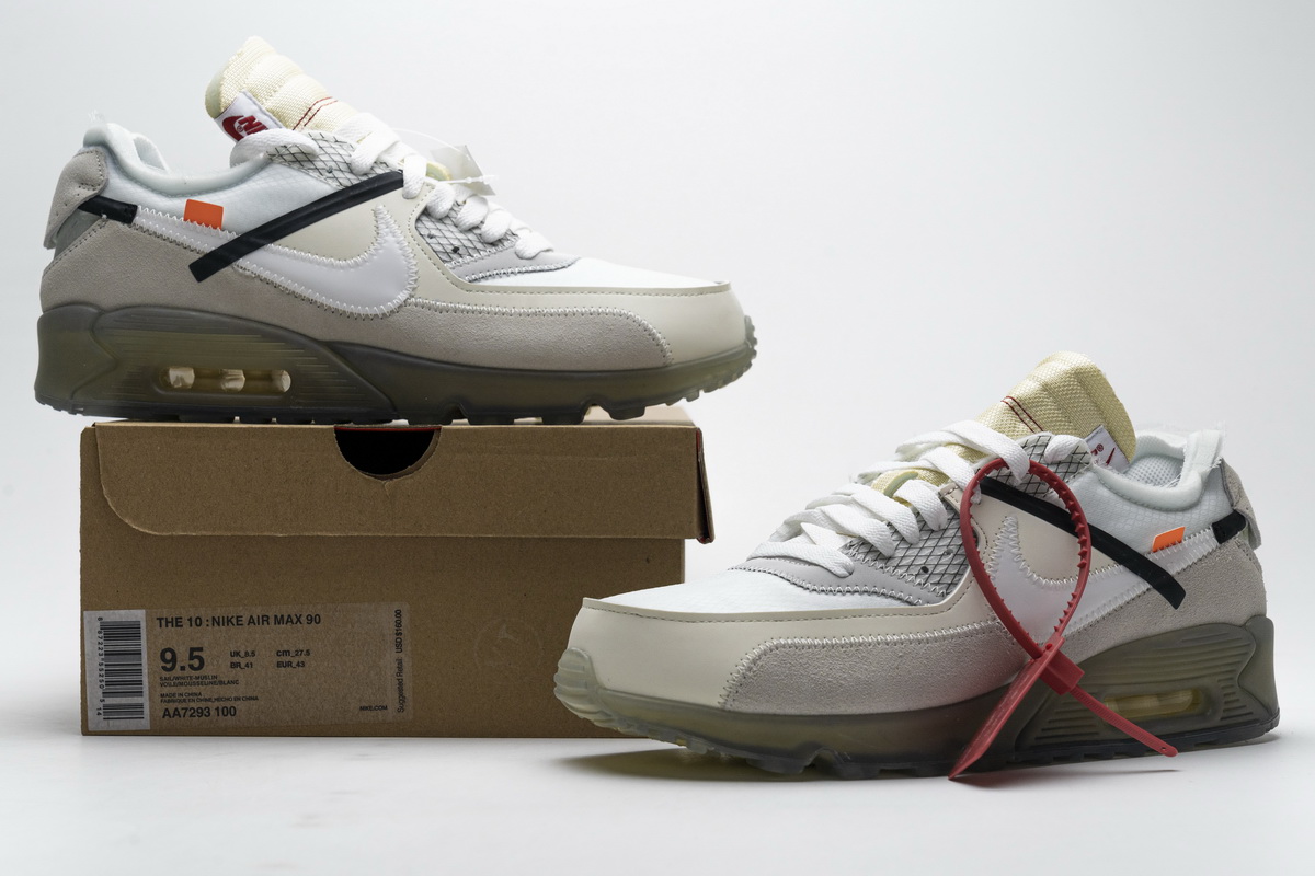 Off White X Nike Air Max 90 White Aa7293 100 11 - www.kickbulk.cc