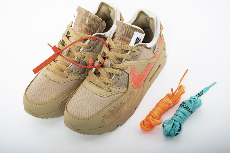 Off White X Nike Air Max 90 Desert Ore Aa7293 200 10 - www.kickbulk.cc