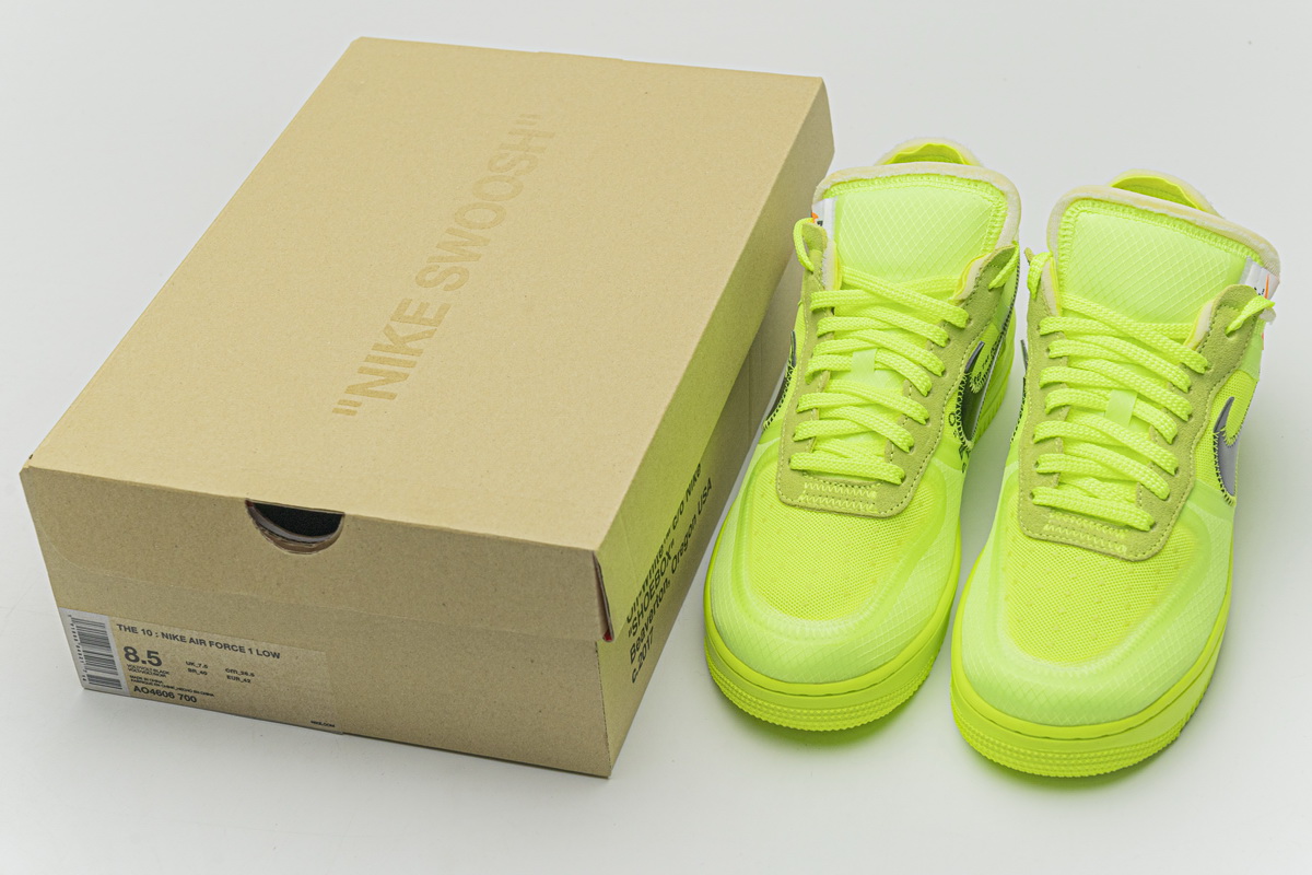 Off White X Nike Air Force 1 Volt Ao4606 700 10 - www.kickbulk.cc