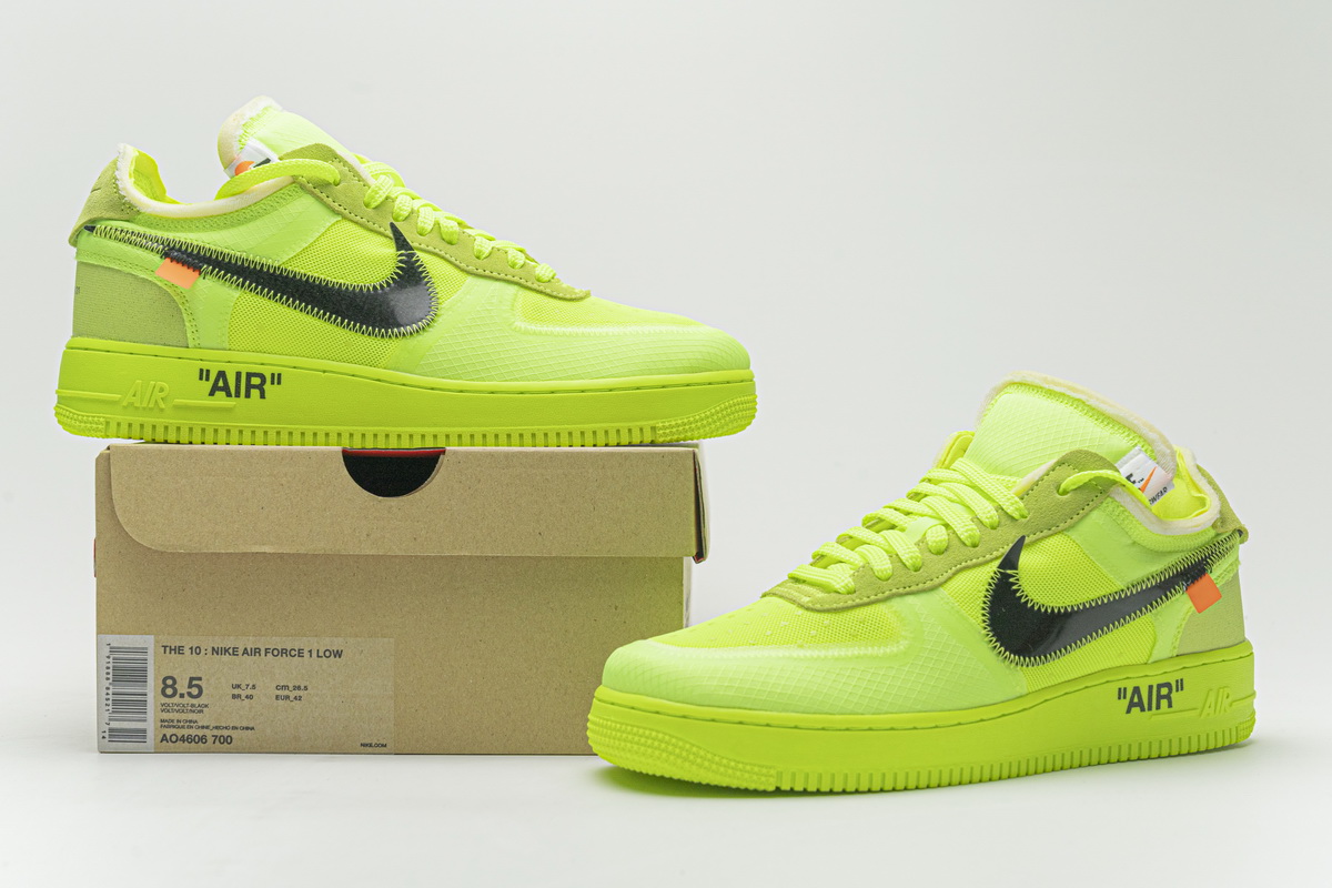 Off White X Nike Air Force 1 Volt Ao4606 700 12 - www.kickbulk.cc