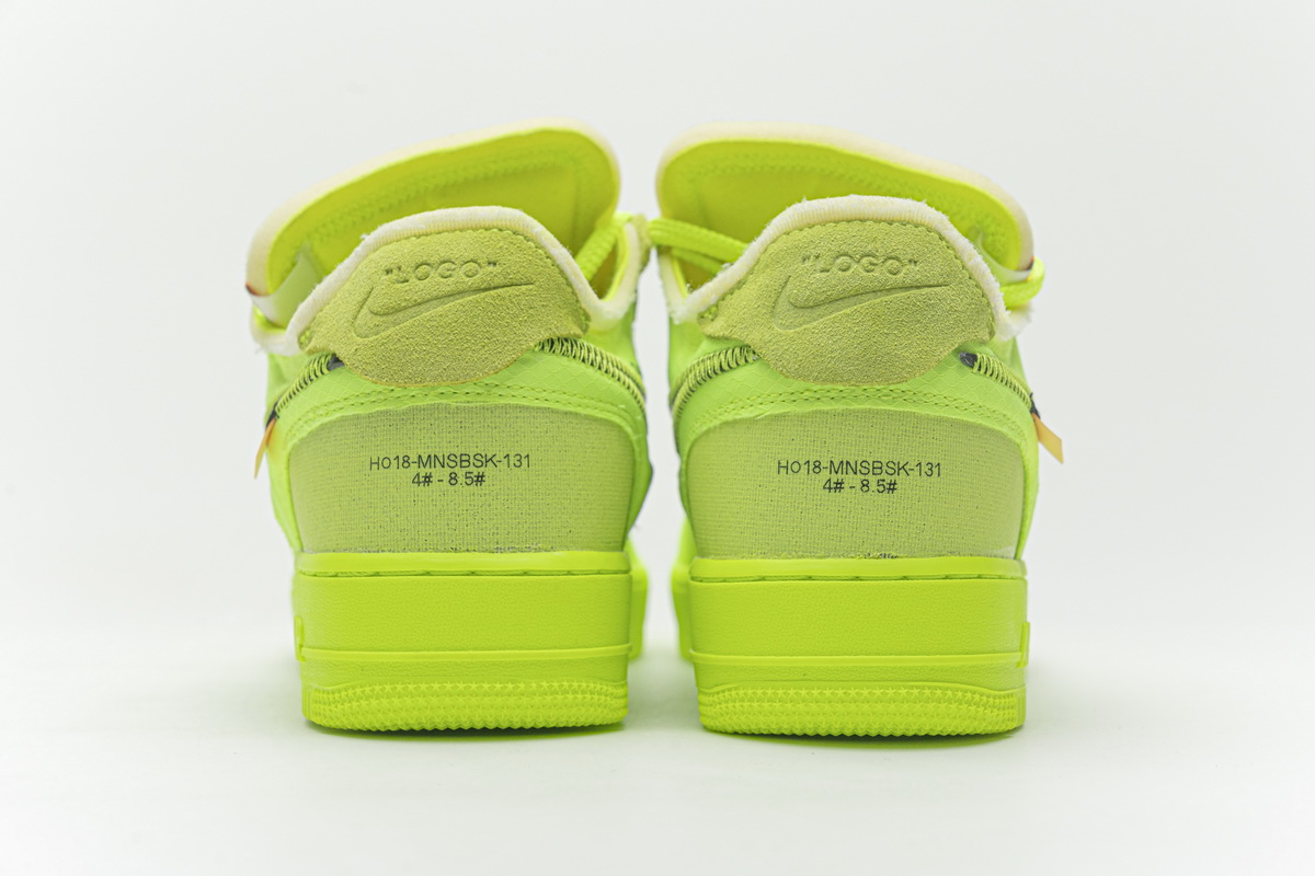 Off White X Nike Air Force 1 Volt Ao4606 700 13 - www.kickbulk.cc