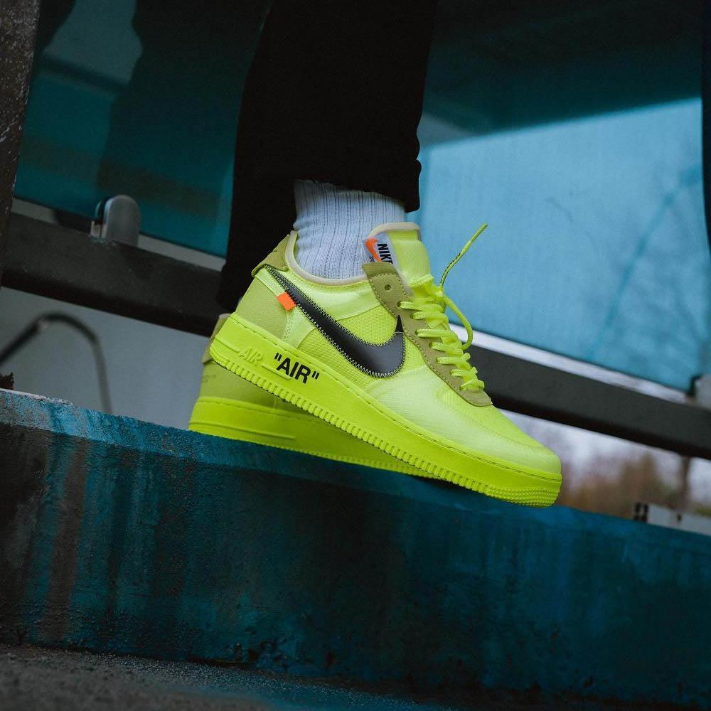 Off White X Nike Air Force 1 Volt Ao4606 700 7 - www.kickbulk.cc