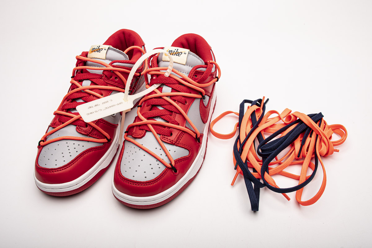 Off White X Nike Dunk Low University Red Ct0856 600 11 - www.kickbulk.cc